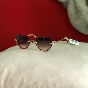 Chloe heart shaped sunglasses! NWT!